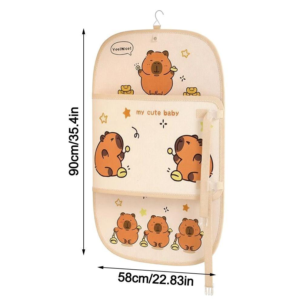 Foldable Cartoon Storage Board for Clothes Multi-Functional Large Capacity Clothes Dust Bag Clothes Organizer Space Saver