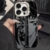 Чехол для мобильного телефона Apple 17PRO iPhone13promax, противоударный, защитный чехол AIR, Аниме Клинок Уничтожитель Призраков Черный Мертвый Му Яблоко