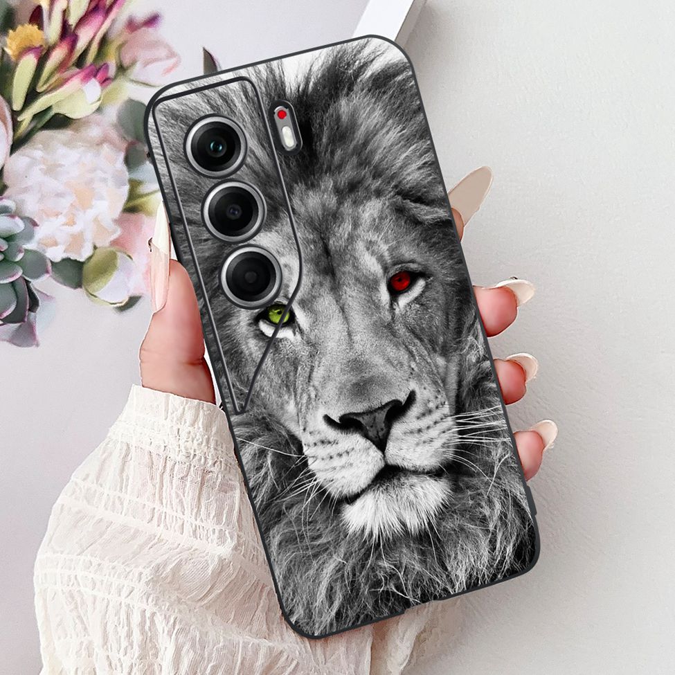 Для Tecno Camon 40 Pro 4G Чехол CM6 Милый Кот Модные Цветы Крутая Расписная Задняя Крышка Для Tecno Camon 40 Pro 4G Чехол для Телефона Funda