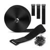 Free Cut Length Hook Loop Straps Reusable Cable Ties Fastener Self Adhesive Straps  Securing Strap