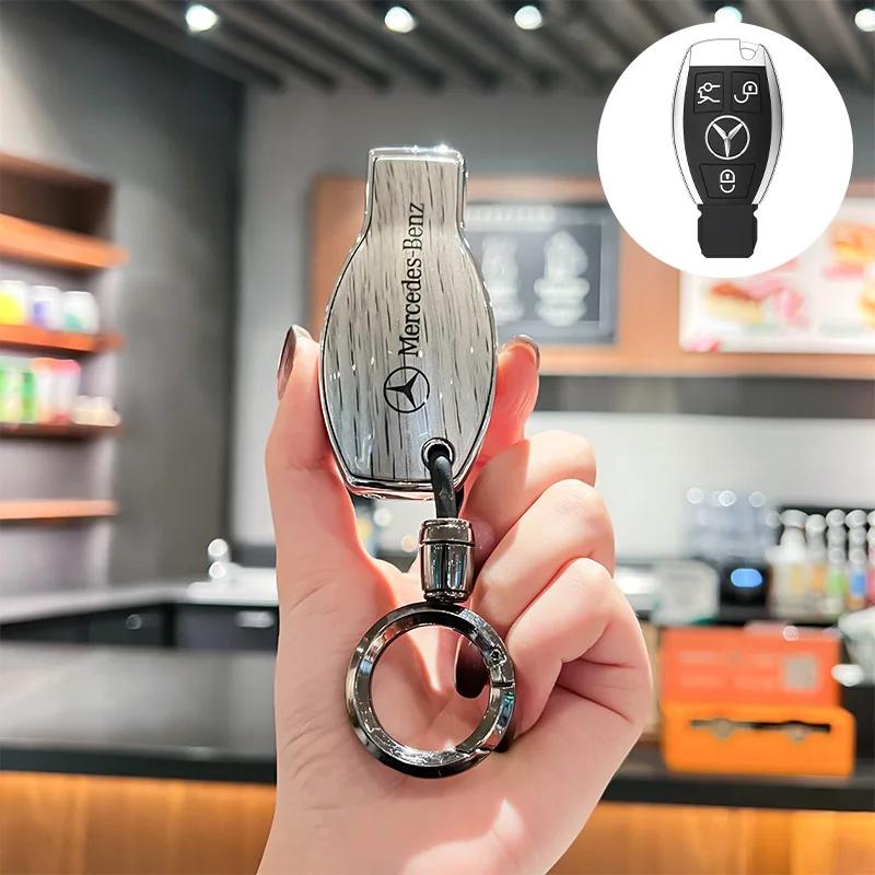 RPO5 Car Remote Key Case Cover For Mercedes Benz A C E S G Class GLC CLE CLA GLB GLS W177 W205 W213 W222 X167 AMG