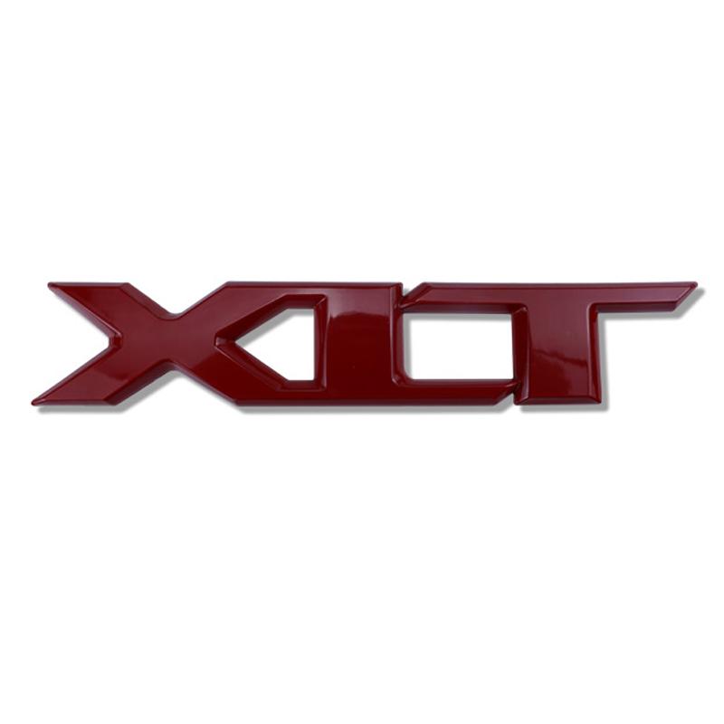 Car 3D Metal XLT Logo Letter Trunk Body Badge Emblem Decals Sticker For Ford F150 F-150 Ranger T6 XLT Decoration