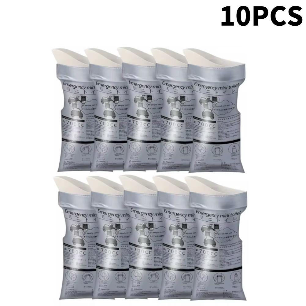 50-1 шт. Мешки для питья в кемпинге, Уличный аварийный мешок для мочеиспускания, Одноразовый дорожный мобильный туалет, Портативный мешок-писсуар для женщин, детей, мужчин