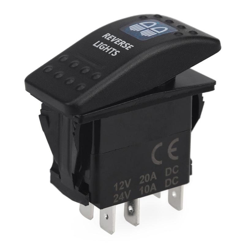 12V 24V Car Boat Truck Light Toggle Switch 5PIN SPST Waterproof Switch ON OFF Button Switch for Motorcycles Bus Vehicle Relays 5