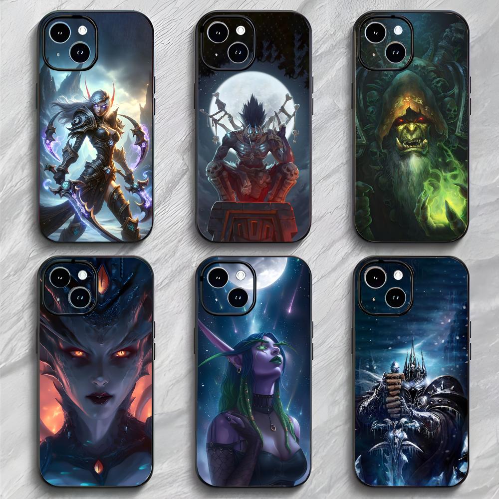 Эпический Огромный Американский Игровой W-World Of Warcraft Чехол для Телефона Чехол для Телефона Мягкая Упаковка Легкий Для iPhone17 16 15 14 13ProMax