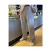 Gray Baggy Loose-fitting Tracksuit
