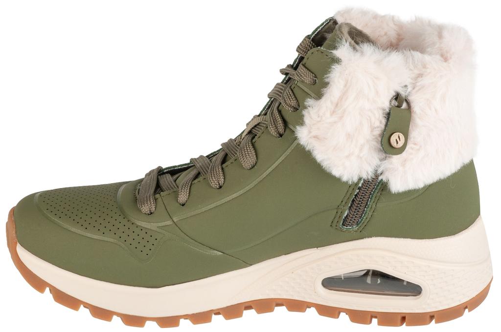 Skechers Uno Rugged - Fall Air, Womens Green Winter Boots