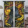 Элегантные шторы для комнаты, 2 шт., шторы Vikings Odins Ravens Muninn для спальни, перегородки, шторы для гостиной, кухни
