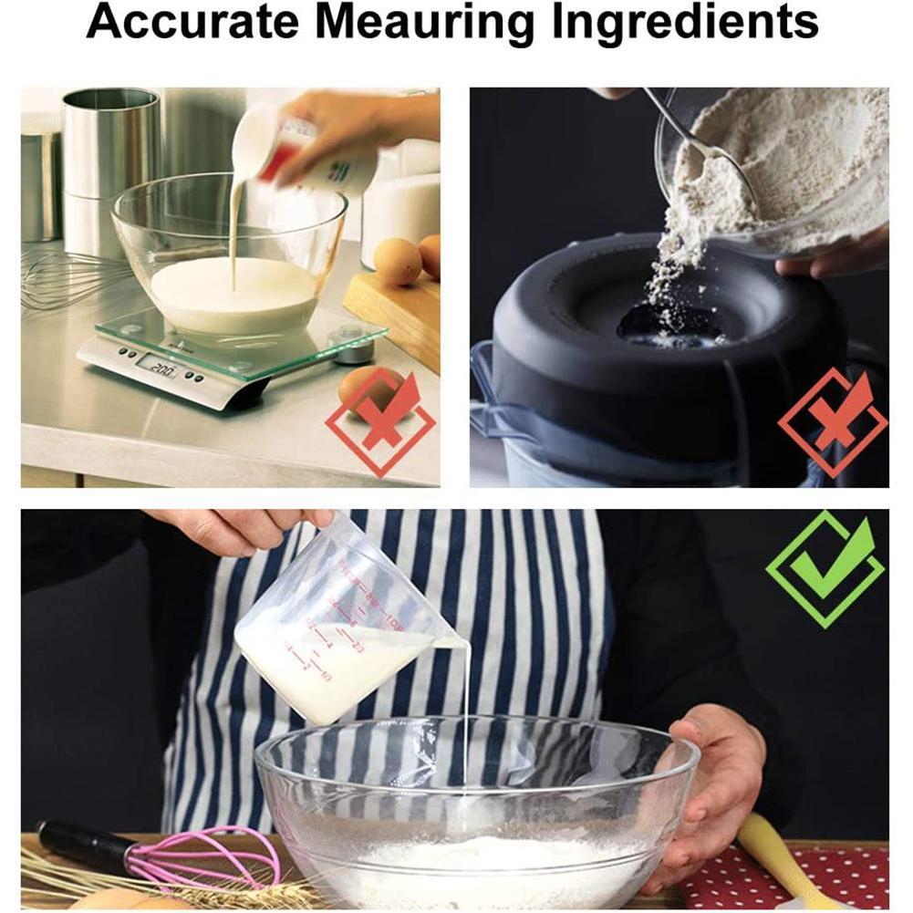 500ML Measuring Cup Easuring Cup Plastic Jug Plastic Tip Mouth Jug Pour Spout Transparent Handle For Baking Kitchen Tool