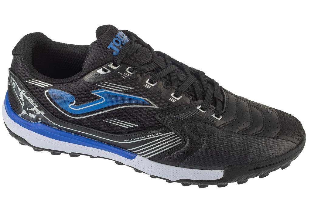 Joma Liga-5 25 LIGW TF, Mens black Turf football trainers
