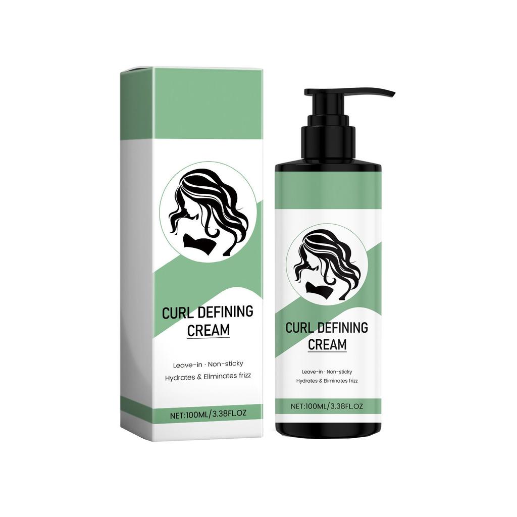 Curly Hair Shaping Cream Is A Light And Cream With Elastic Hair Strands, Creating A Natural And Three-Dimensional Curling Effect