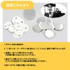Badge Parts 58mm Badge Machine Materials DIY Production Parts Set 100 Pieces [Chandini]