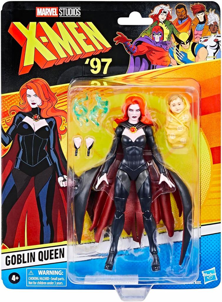 Hasbro Marvel Studios Анимационный сериал Marvel Legends Retro Package 6-дюймовая фигурка Goblin Queen 2023 Legends ML 97 GOBLIN QUEEN Джин Грей