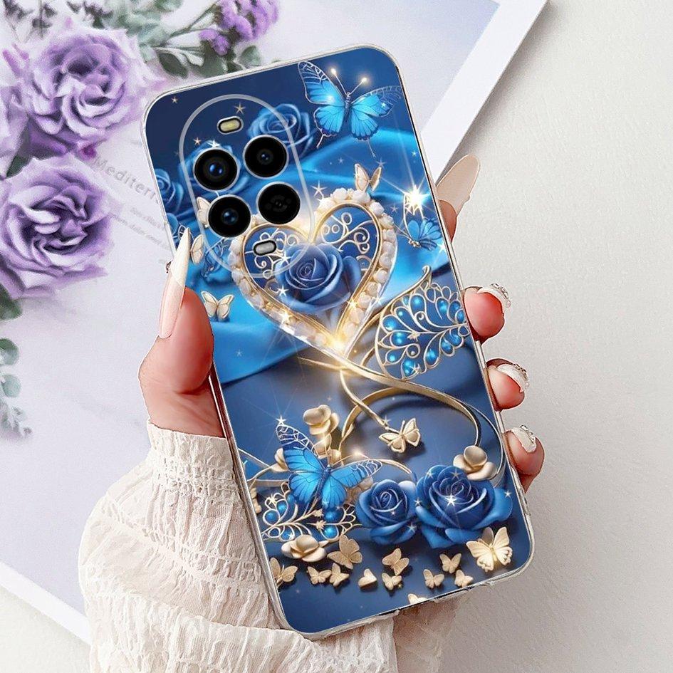 For Huawei Nova 13 Case Nova13 5G Cover BLK-AL80 Funda Popular Flower Butterfly Soft Clear Silicone Cases For Nova 13 Pro Bumper