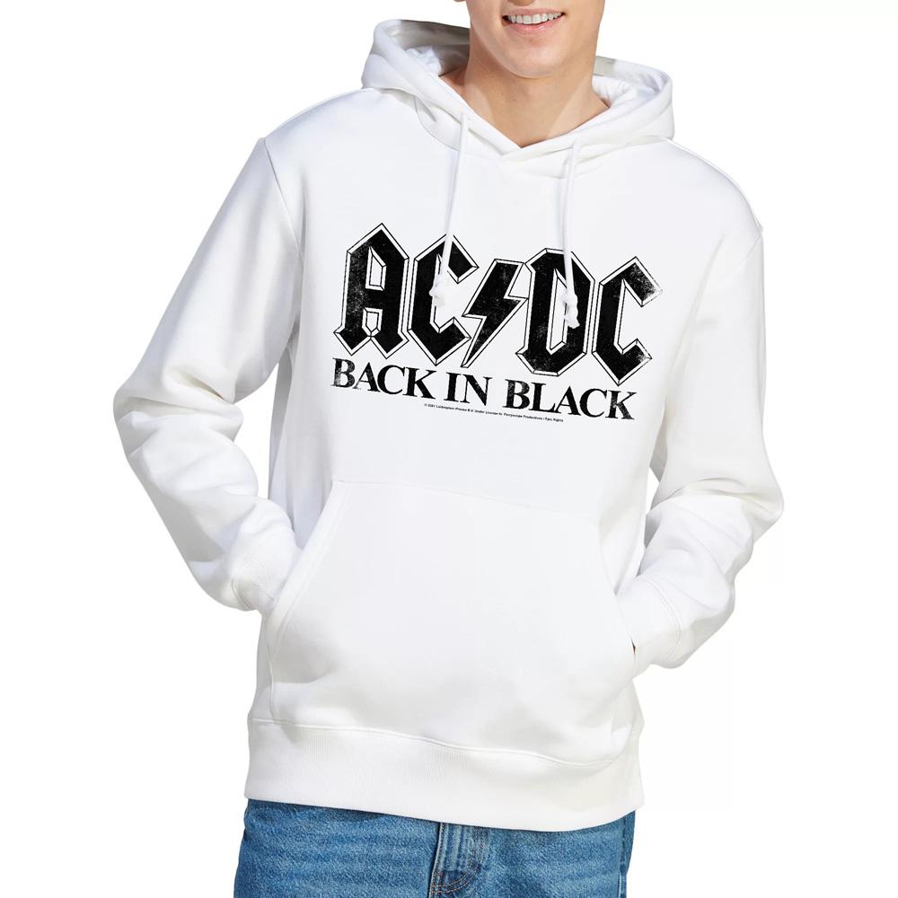 AC/DC Мужская черная толстовка с капюшоном
