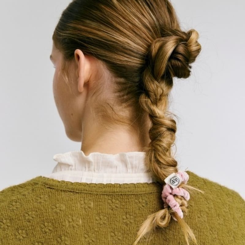 DEPOUND velvet mini scrunchie SET