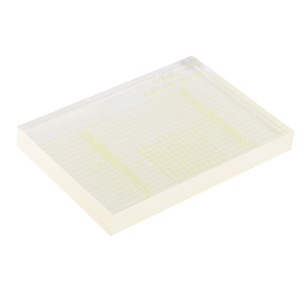 2 шт. VTA азимутальный датчик высокой четкости прозрачная высокоточная VTA азимутальная линейка для проигрывателя пластинок