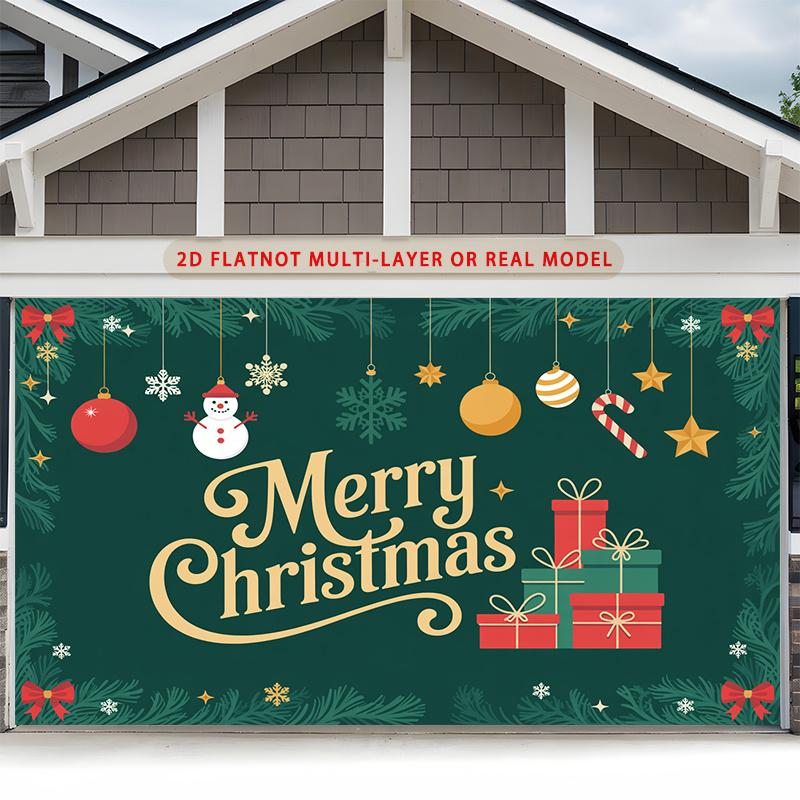 Party Backdrop Christmas Flat Single Sided Winter Multi Plain Weddings Birthdays Photo Booth Background Front Door Decor
