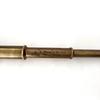 Brass Marine Telescope with Wood Box  50.8 cm Adjustable Nautical Decor, London 1915 Gift