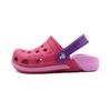 Electro 3 Hole Sneaker Sandals In Red, Pink and Purple Colour Blocking for Kids