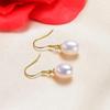 Earhook Women's Fashion Temperament Freshwater Pearl Earrings Simple and Elegant Earrings