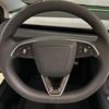 For Tesla Model Y Launch 2025 Real Carbon Fiber Steering Wheel Patch Decorative Sticker New Model3 Highland Modified Accessories