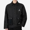 Jordan SS22 Спортивная куртка с отложным воротником Мужская верхняя одежда Черный DJ0243-010