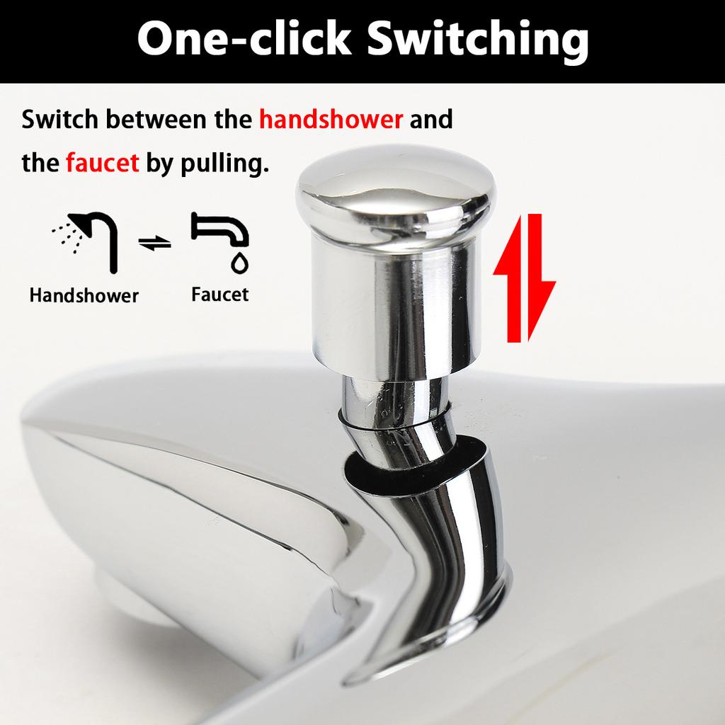 Thermostatic Single Handle Wall Mount Shower Faucet Kitchen Sink Bath Mixer Tap Home Water Hot Cold Water Constant Temperature Control for Bathroom