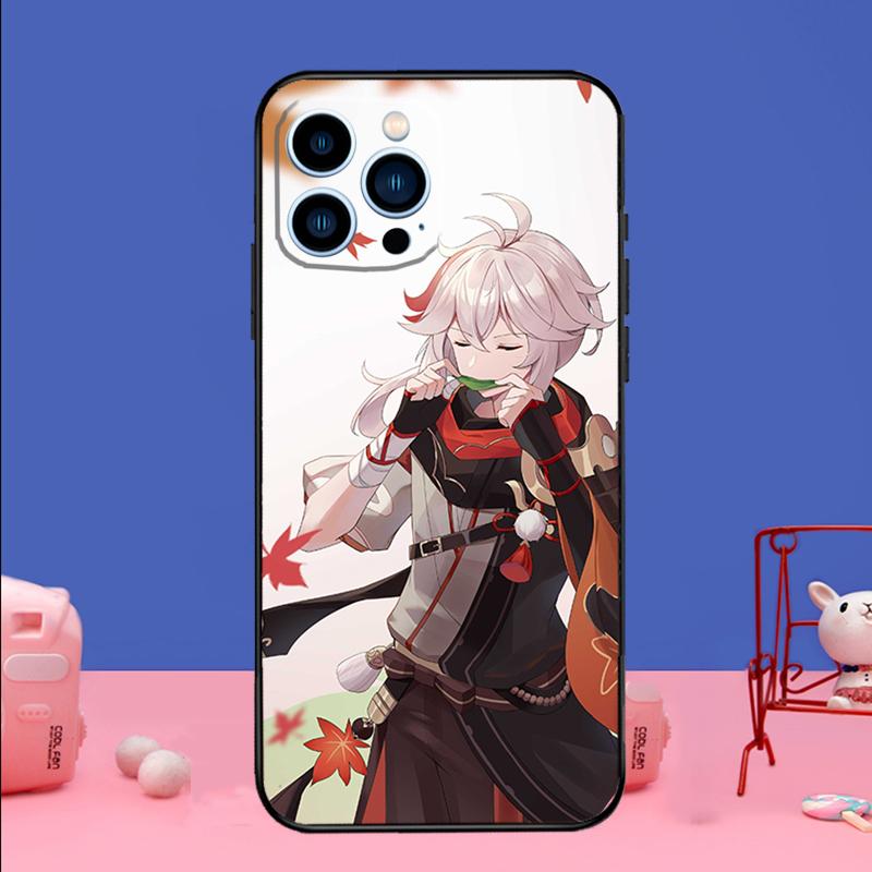 Genshin Impact Kaedehara Kazuha Phone Case For iPhone 17 16 15 13 11 12 14 Pro Max mini 15 16 Plus 16e 17 Air Bumper Cover