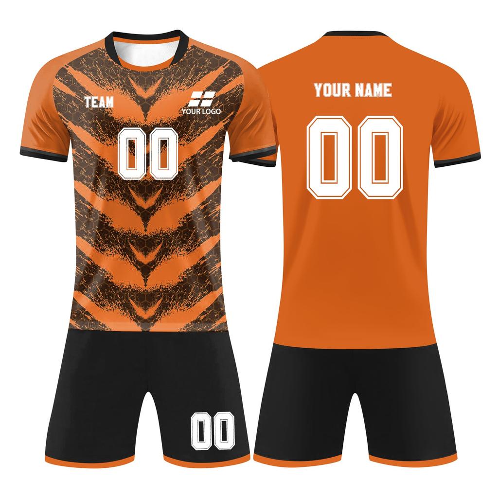 Personalised Shirts Kit Mens Girls With Name Number Custom Football Jerseys For Boys Training Suit