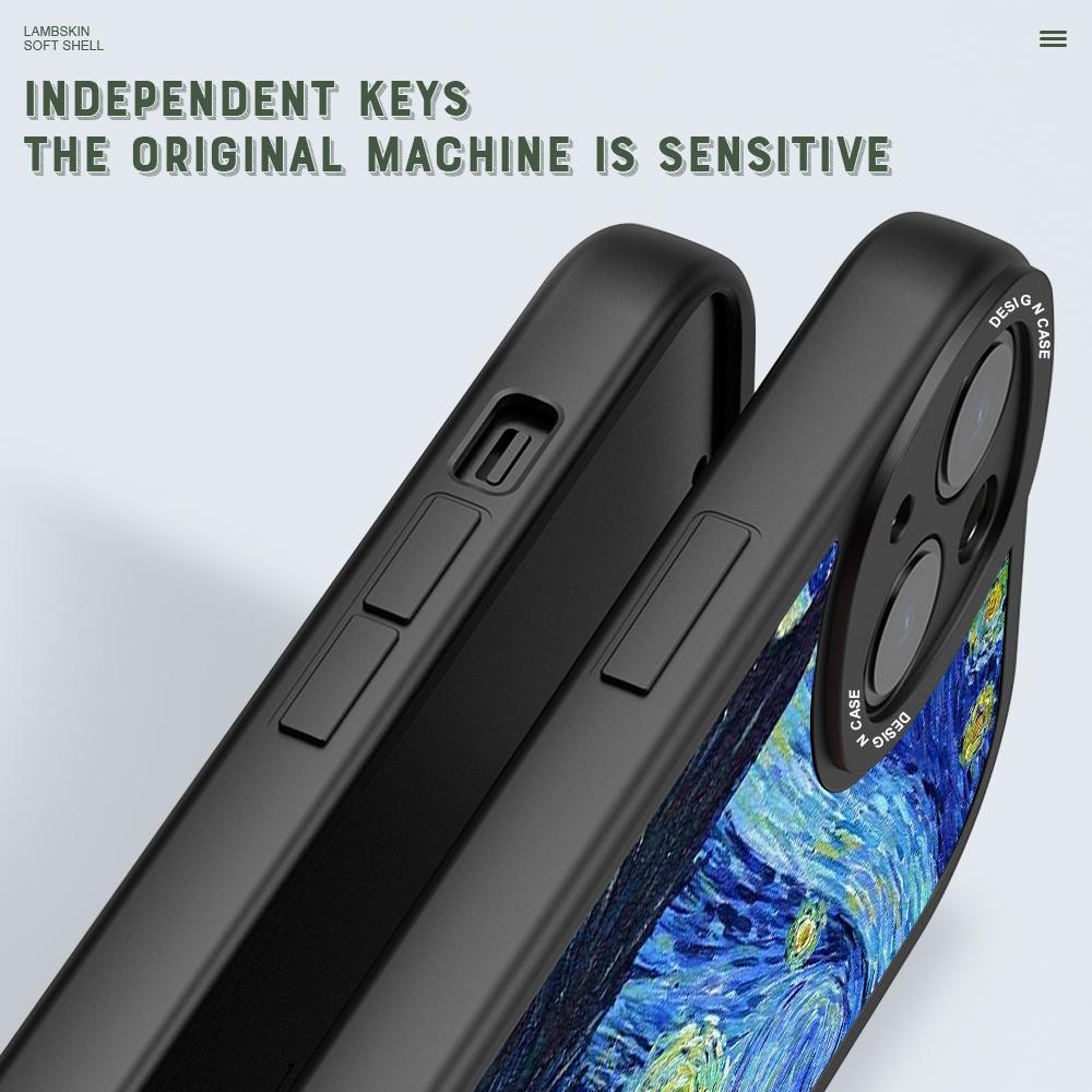 Тонкий креативный кожаный чехол с рисунком маслом на задней панели из искусственной кожи, чехол для телефона для Huawei Honor Infinix iPhone Vivo