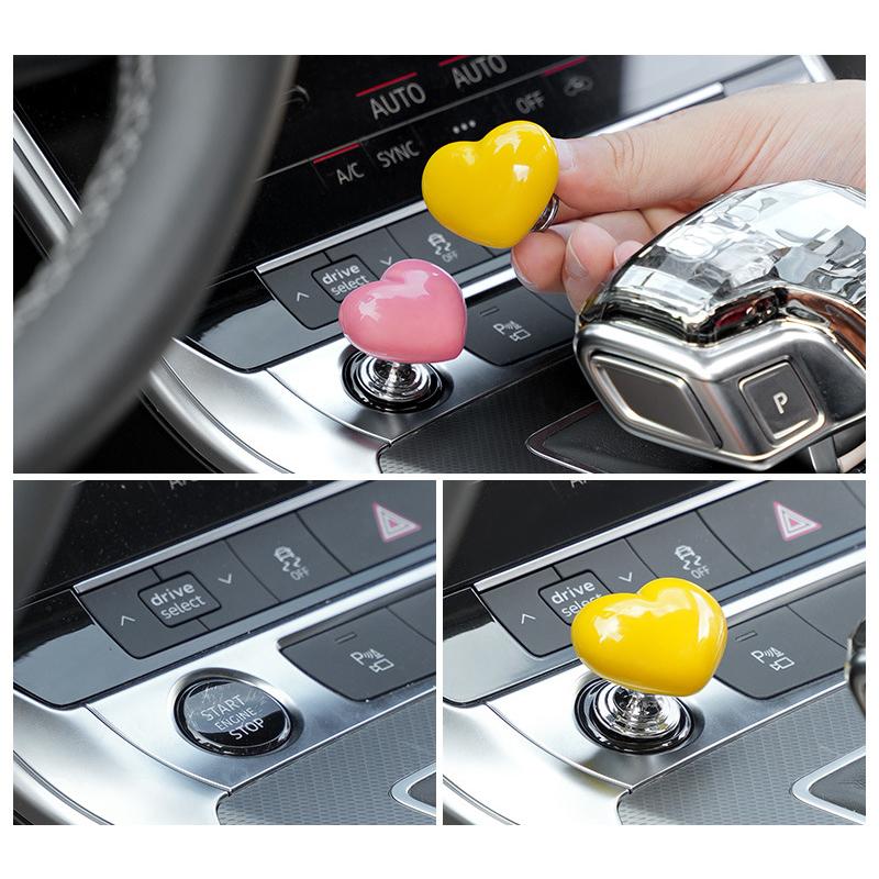 Car Start Button Cover Personalized Protective Case Creative Vehicle Ignition Switch Decoration Anti Scratch Durable Accessory for All Car Models