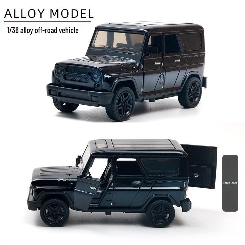 1:Игрушечная модель внедорожника из сплава 36 с функцией инерционного движения