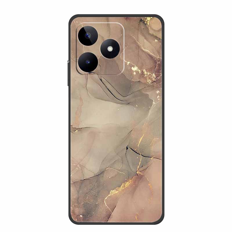 For Realme C53 Case Fashion TPU Silicone Soft Case for OPPO Realme C53 C 53 Realme N53 N 53 Original Protective New Cover Marble
