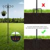 Adjustable Shepherd Hooks for Outdoor Two Sided Feeder Poles Suitable for Garden In Hanging Flower