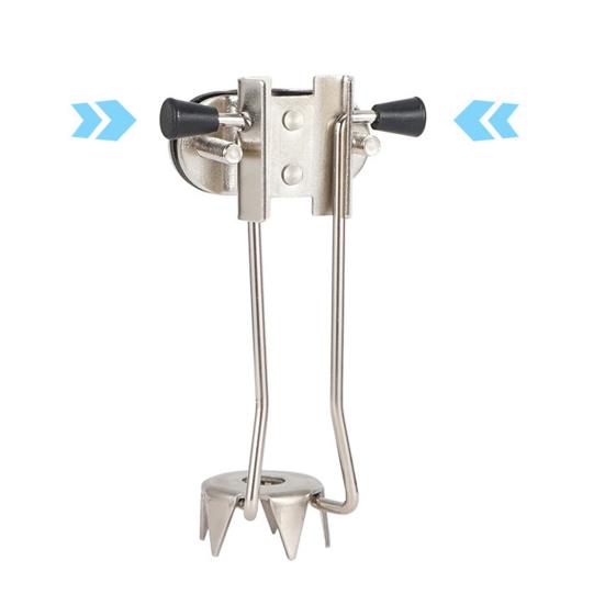 Наконечник для треккинговой палки с шипами для льда, 5 шипов из нержавеющей стали, зимняя трость для походов по снегу, крепление для ледового наконечника, металлическая нескользящая трость для ходьбы, рукоятка для кошек