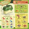 Фигурки динозавров Включает коробку для хранения Dino, Мир динозавров Игрушки, Подарок-игрушка для детей 46 шт. Игрушка-динозавр