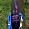 280cm Nylon Parachute Hammock Ropes Carabiners Outdoor Portable Camping Ropes