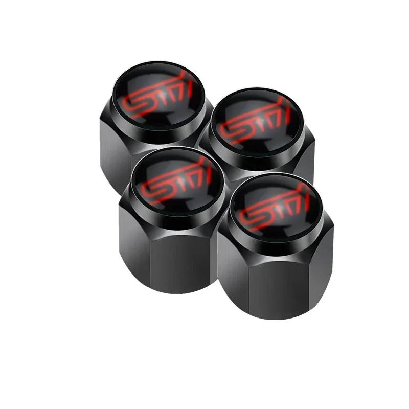 4Pcs Waterproof Car Wheel Tire Valve Caps Air Covers for Subaru XV WRC WRX BRZ FORESTER IMPREZA LEGACY OUTBACK STI TRIBECA Y17