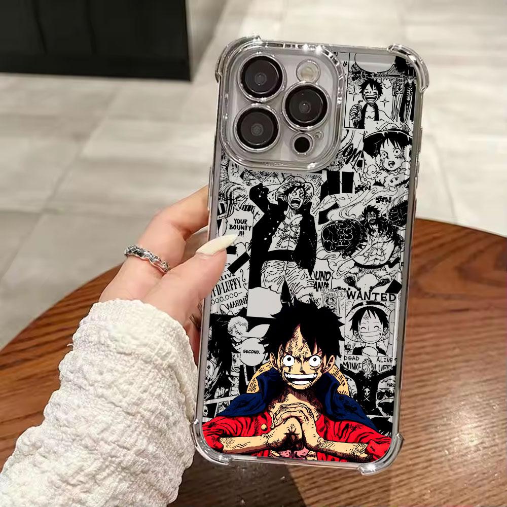 Чехол-бампер One Pieces Luffy Monkey D Мягкий Чехол Для iPhone 17 Pro 16 15 14 13 12 11 Pro Max Чехол 17 Plus 17E 16E 17Air Силиконовый Чехол для Телефона