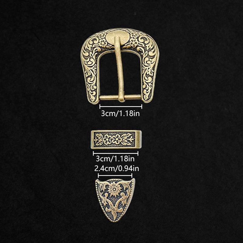 1 комплект аксессуаров для самостоятельного изготовления, аксессуары для ремня, ремонтный комплект, металлическая пряжка, винтажная кожаная поделка