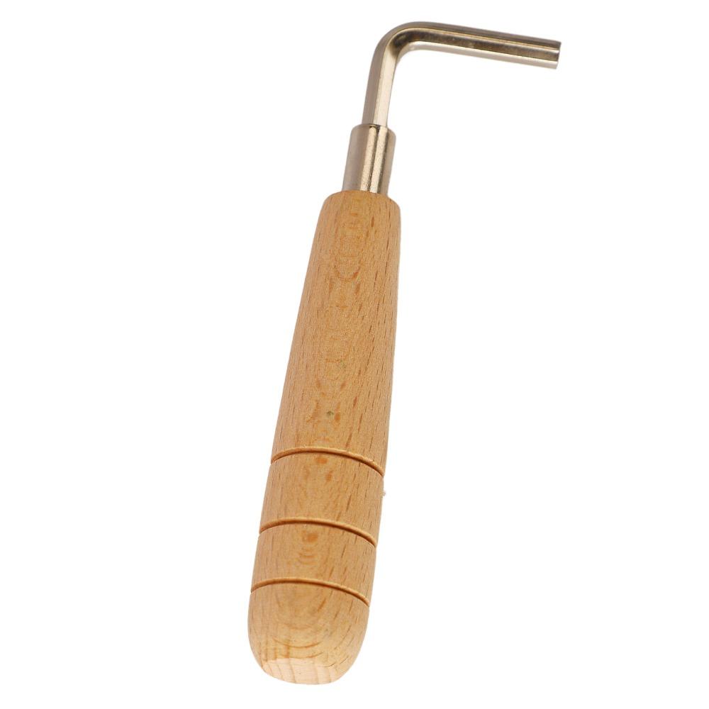 Non-Slip Grip Guitar Truss Rod Wrench Wood+Metal Hex Wrench Spanner Guitar Repair Tool For Guitar