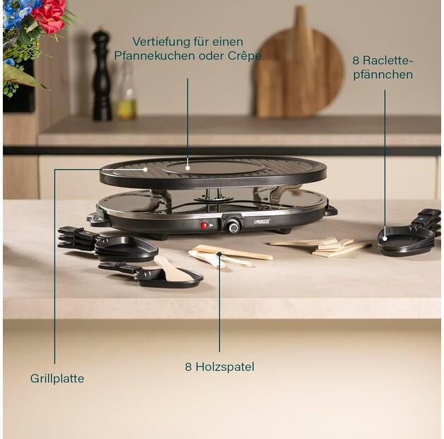 Raclette Grill Princess 162700 Oval Grill Party (01.162700.01.001)