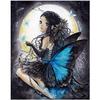 5d Diy Diamond Painting Butterfly Girl Square Round Full Diamond Embroidery Cross Stitch Decoration