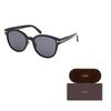 TF Mirror Leg Logo Cat Eye Sunglasses Unisex sunglasses Black FT1137K-5501A