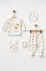 5-Piece Baby Hospital Outfit Set - Soft Cotton Fabric