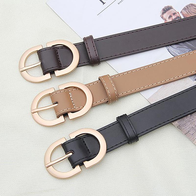 New Korean Simple Belt With Suit Coat Jeans Women'S Waistband Simple Decorative Casual Versatile Belt Accessories