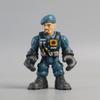6 шт./комплект Q-версия Воин Элитный Отряд Военные Фигурки Игрушки 8 см Террорист SWAT Команда Солдаты для Детей Игра Подарок