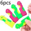 6pcs New Sewing Needle Threader Thimble Thread Tool Threader Elderly Guide Needle Easy Device Automatic Thread Sewing Supplies
