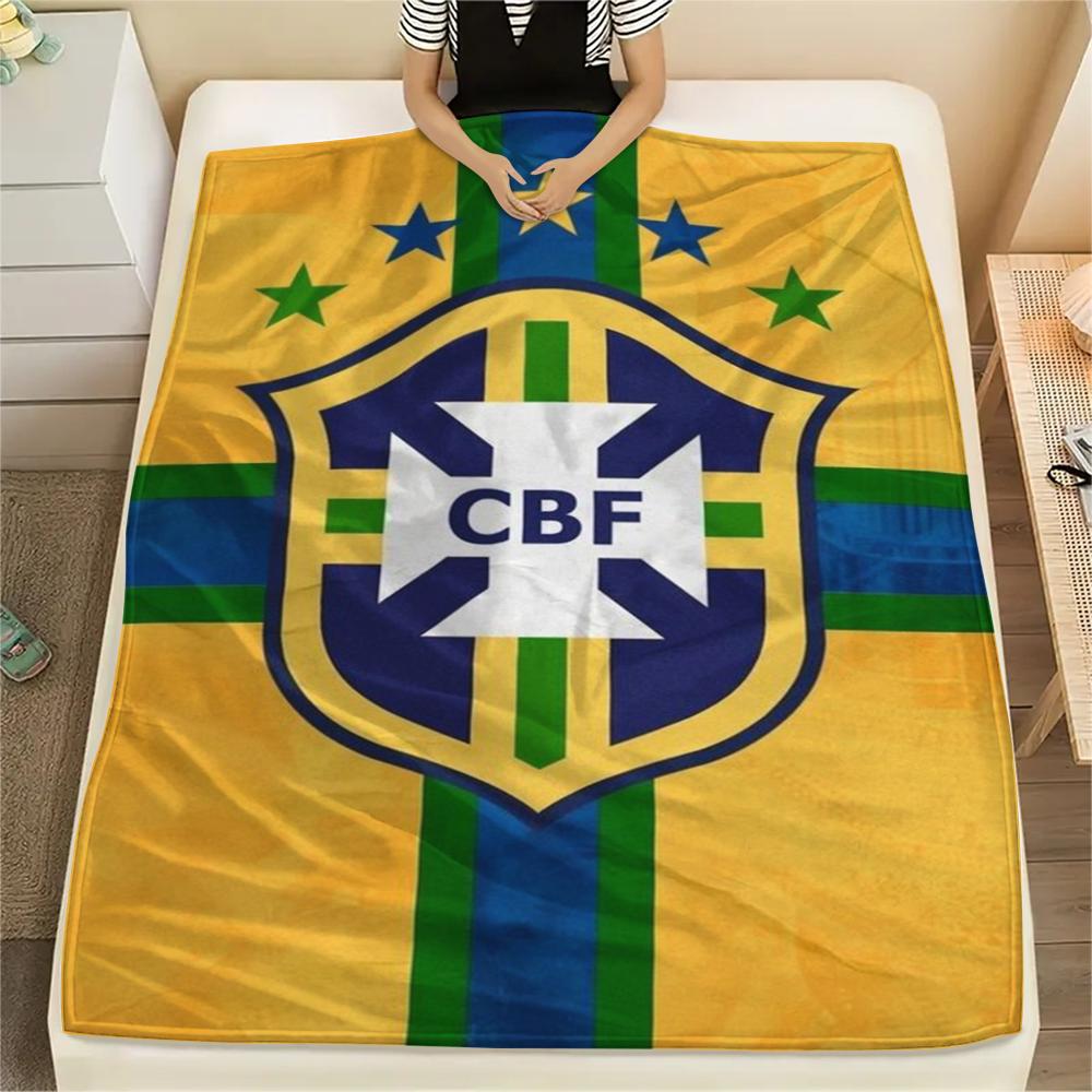 1Pc Chesterfield F.C Print Flannel Blanket, High quality Comfortable for All Seasons, Home Decor, Warmth and Comfort, Perfect for Christmas GiftS